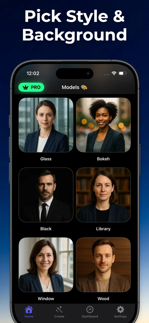 AI Headshot Photo Generator HS App Store screenshot 2
