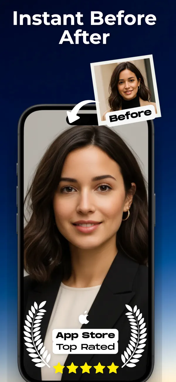 AI Headshot Photo Generator HS App Store screenshot 3