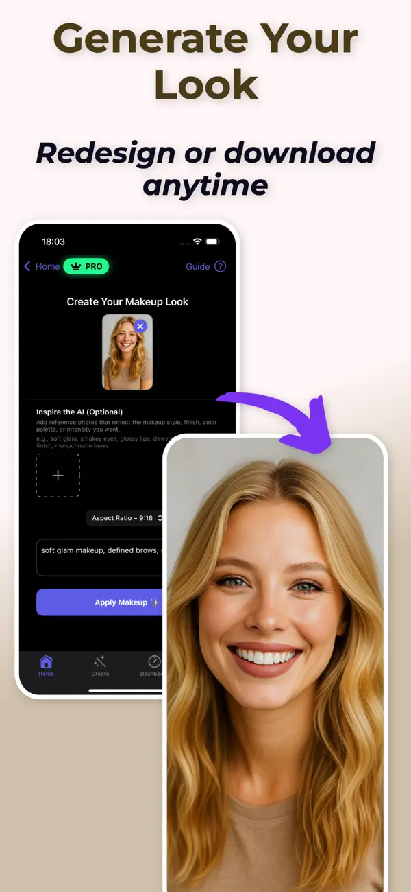 AI Makeup: Beauty Face Editor App Store screenshot 5