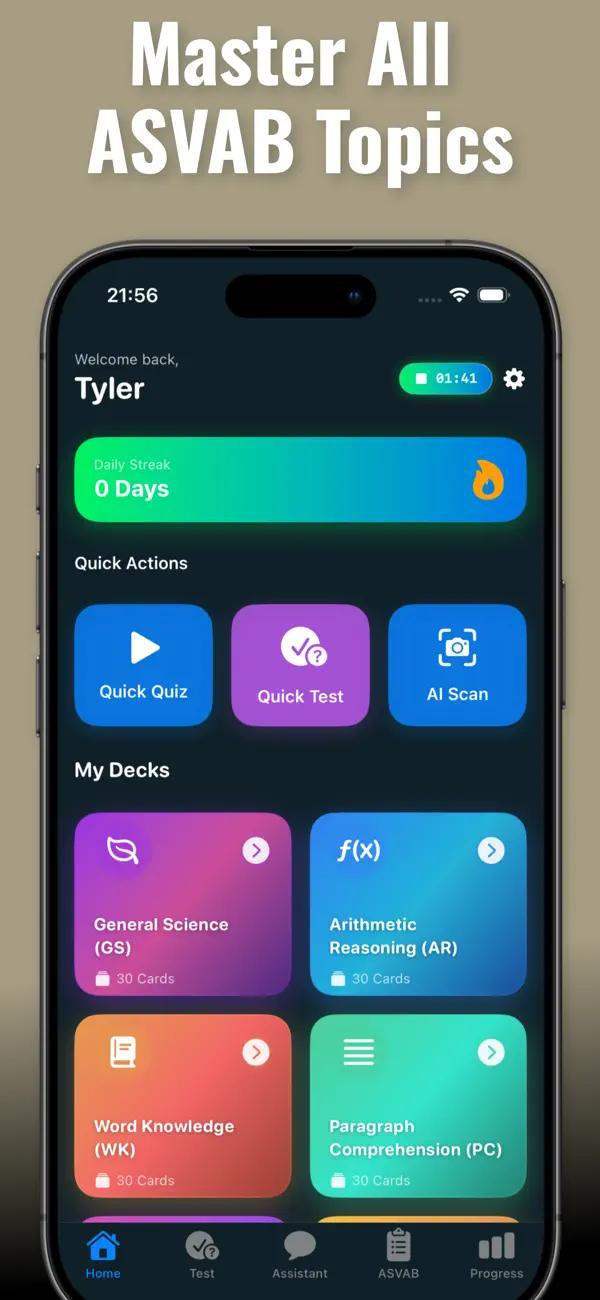 ASVAB 2026: Practice Test Prep App Store screenshot 2