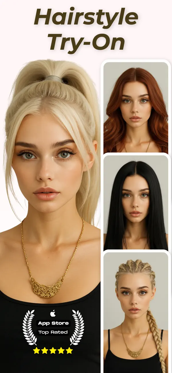 Hair AI Allz: Hairstyle Try-On App Store screenshot 1