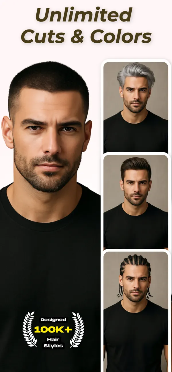 Hair AI Allz: Hairstyle Try-On App Store screenshot 3