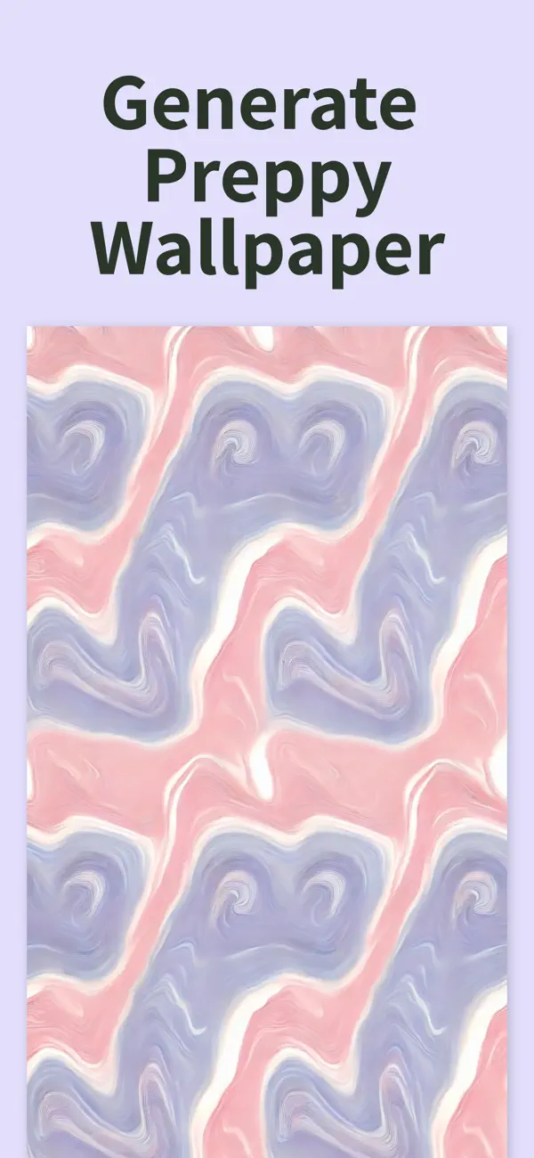 Preppy Wallpaper AI Generator App Store screenshot 1