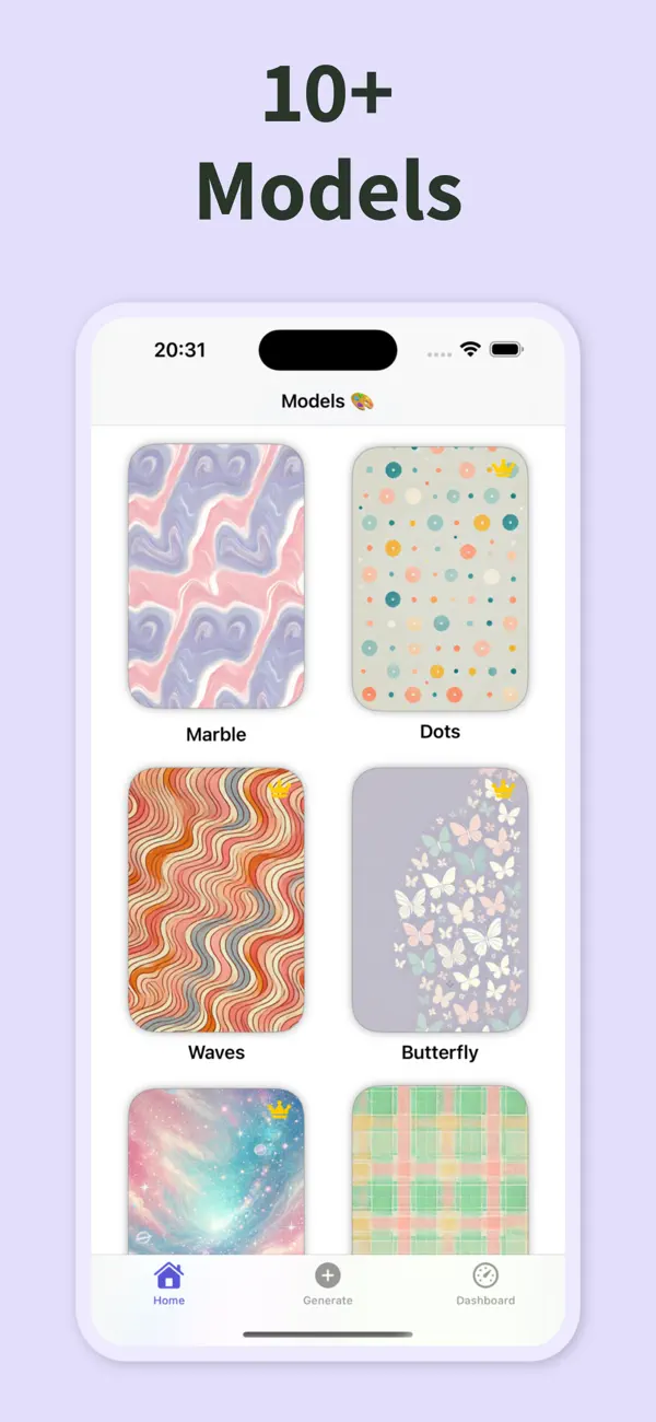Preppy Wallpaper AI Generator App Store screenshot 2