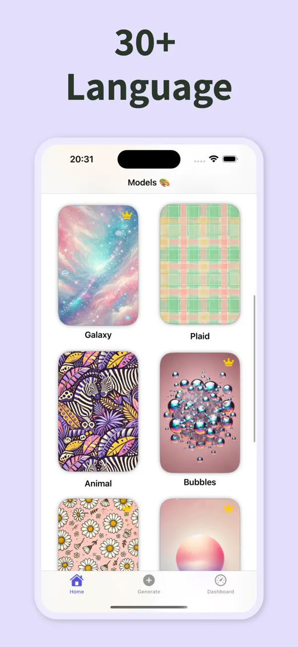 Preppy Wallpaper AI Generator App Store screenshot 4