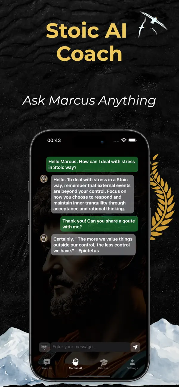 Daily Stoic Journal AI Marcus App Store screenshot 2