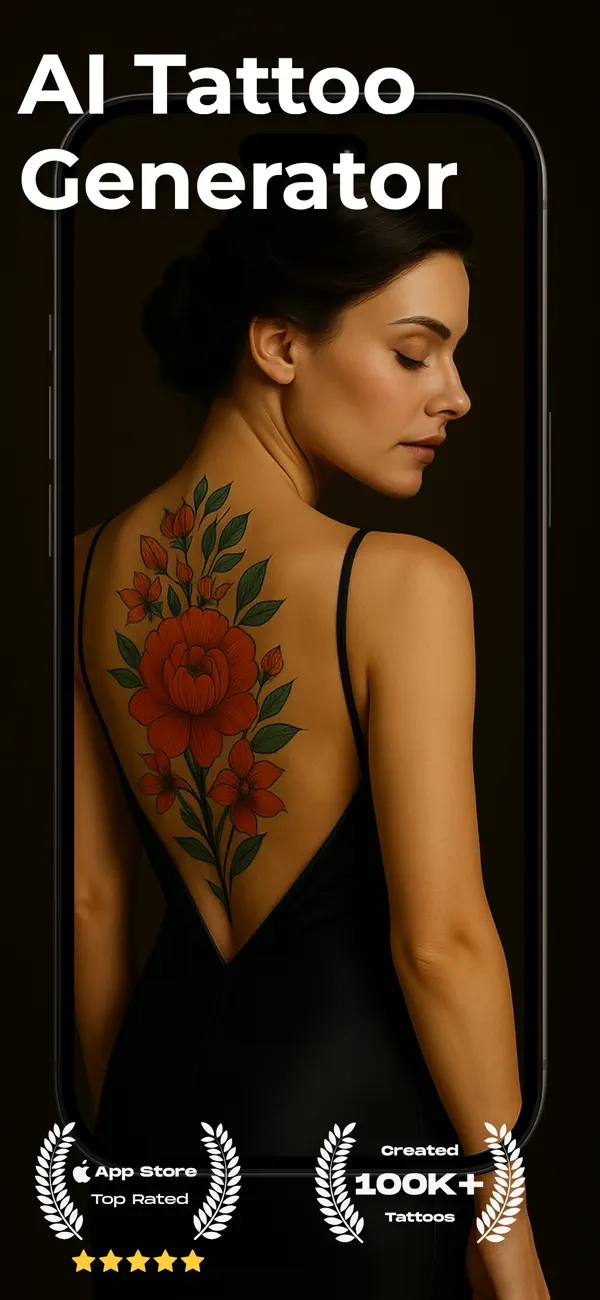Tattoo AI Generator Try-On Lui App Store screenshot 1