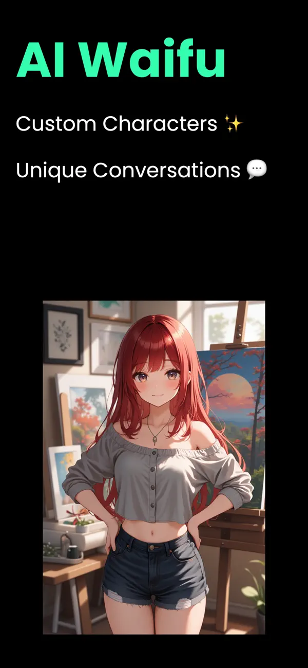 Waifu AI Anime Girlfriend App Store screenshot 1