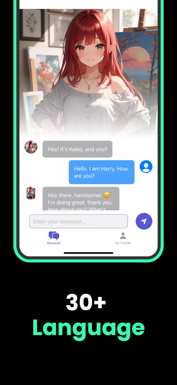 Waifu AI Anime Girlfriend App Store screenshot 3