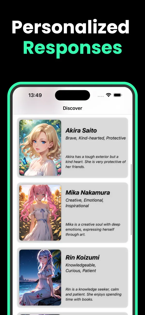 Waifu AI Anime Girlfriend App Store screenshot 4
